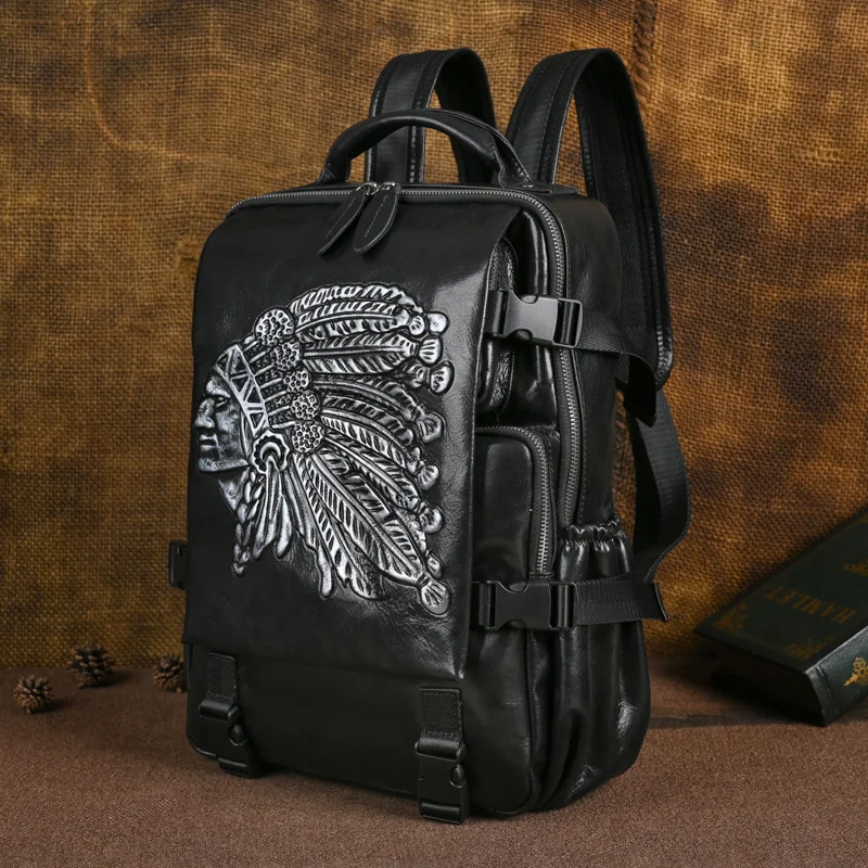 Sac à dos cuir Homme "CHEROKEE FEELING"