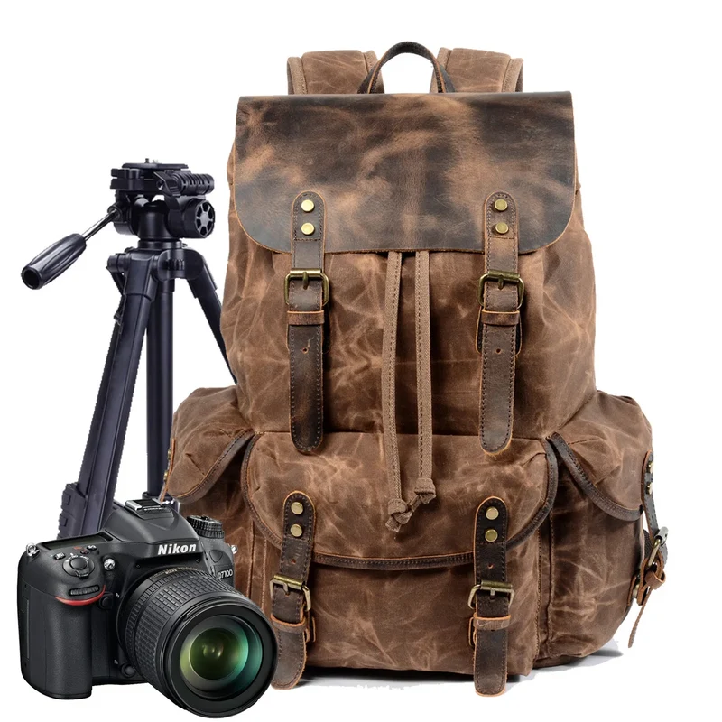 Sac à dos cuir homme "PHOTOGRAPH MAN"