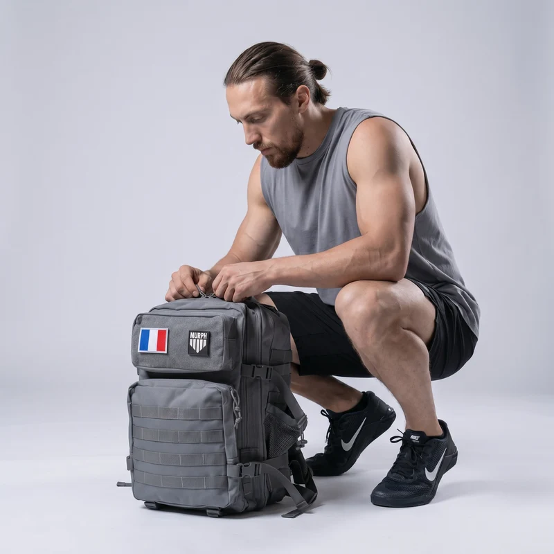 Sac à Dos Tactique 45L - Gris