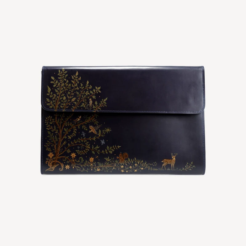 Portefeuille Eton de Diana - Marine [exemplaire unique]