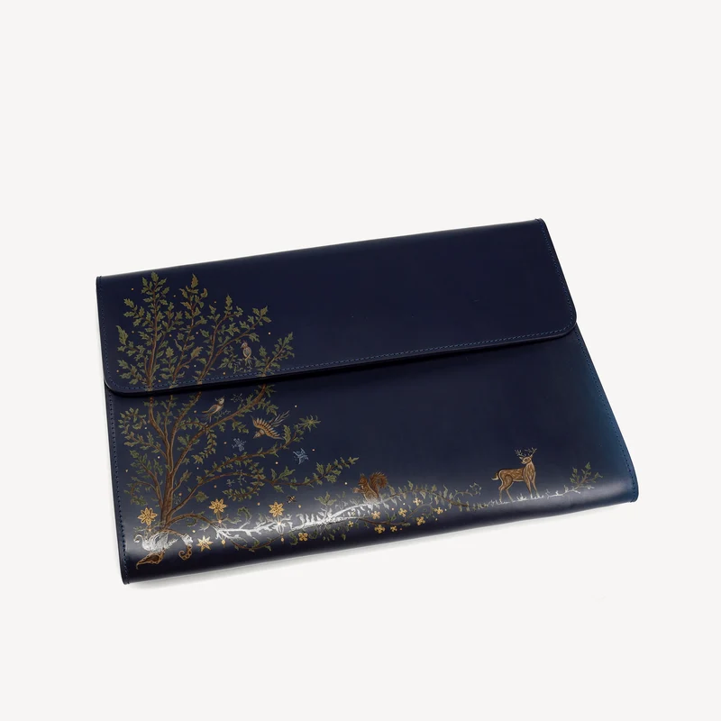 Portefeuille Eton de Diana - Marine [exemplaire unique]