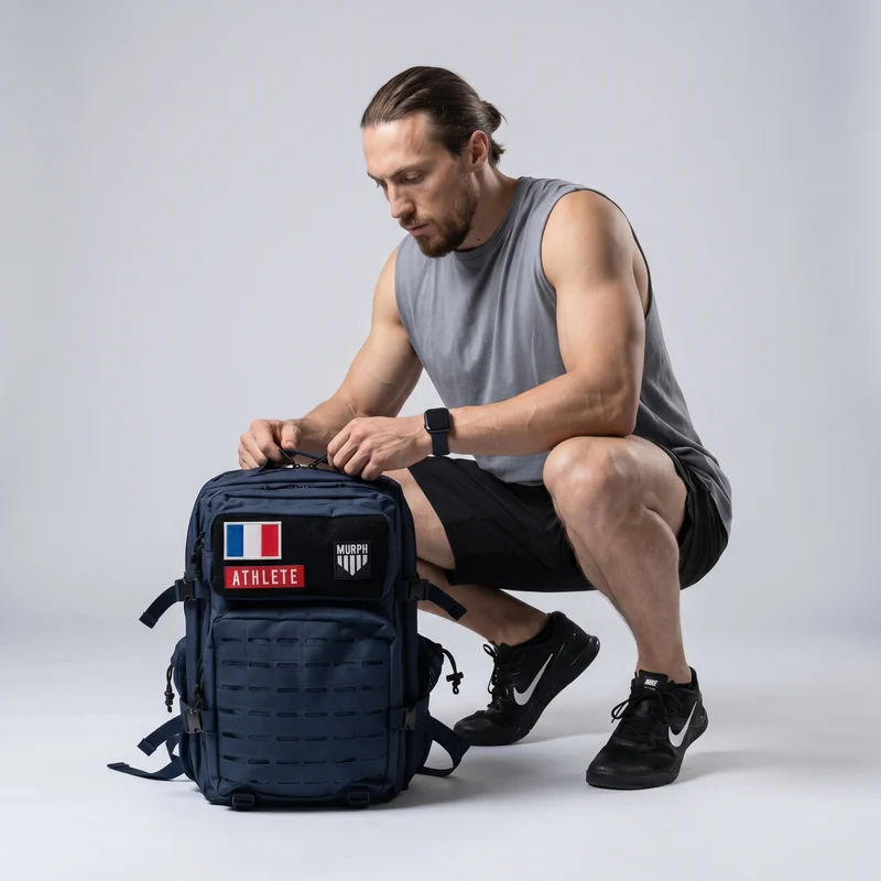 Sac à Dos Tactique 45L Hero - Bleu Marine