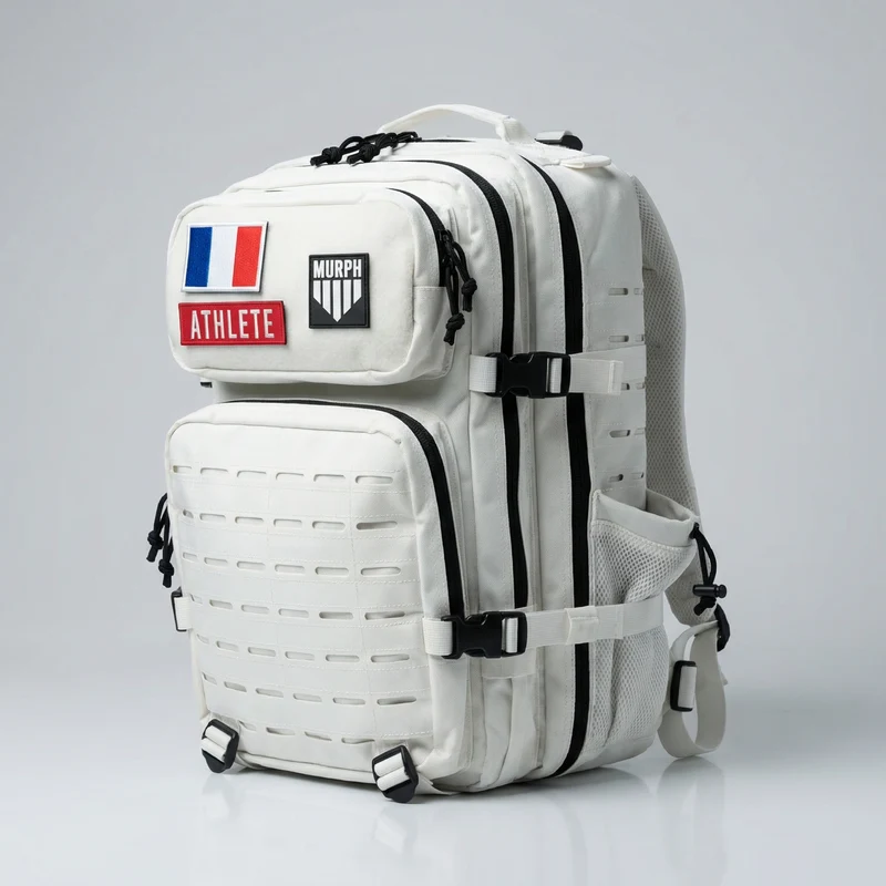Sac à Dos Tactique 45L Hero - Blanc