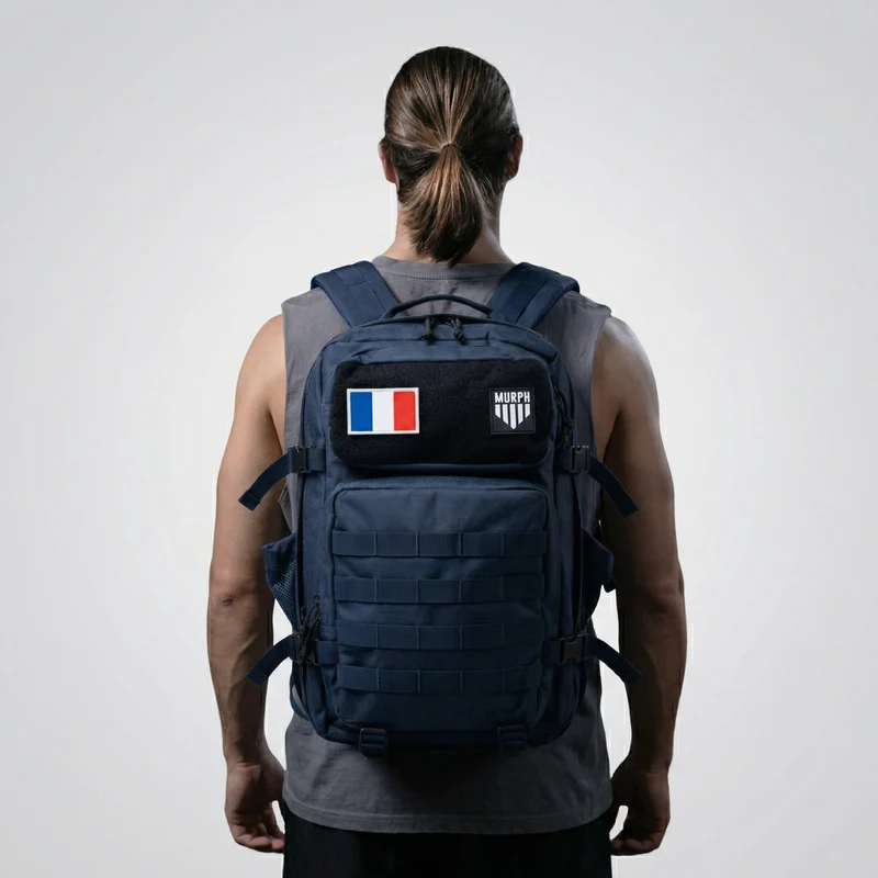 Sac à Dos Tactique 45L - Bleu Marine