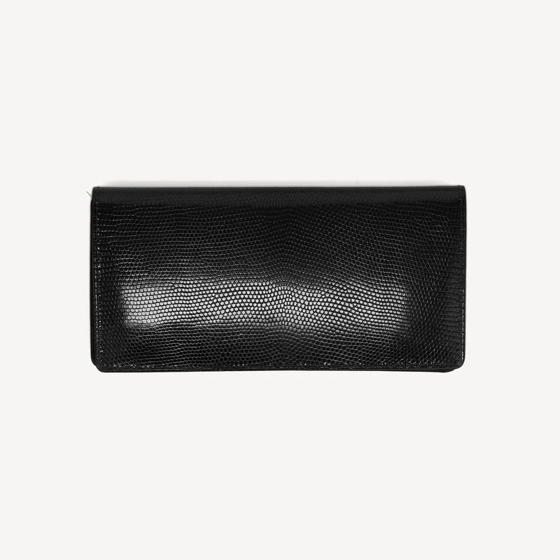 Portefeuille Lizard Coat - Noir