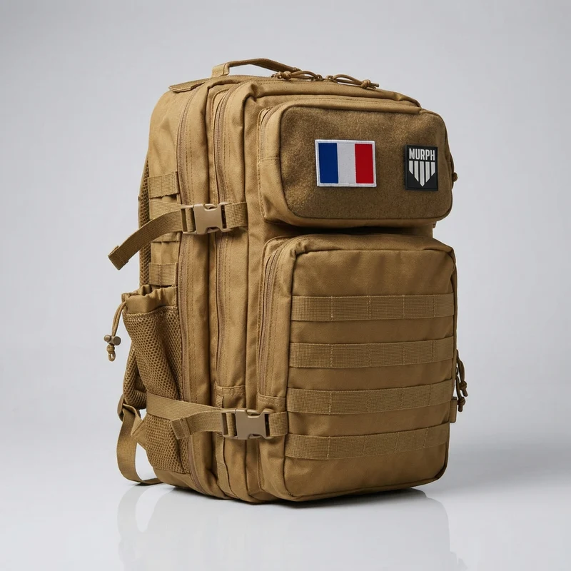 Sac à Dos Tactique 45L - Marron