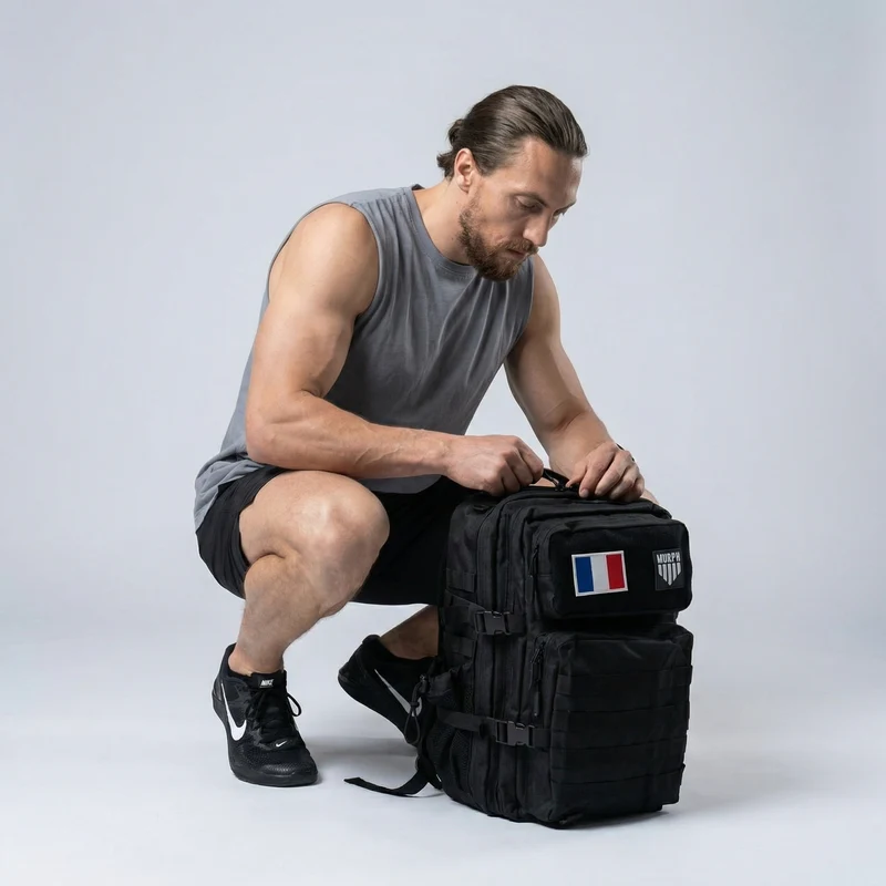 Sac à Dos Tactique 45L - Noir
