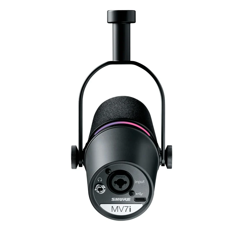 Microphone intelligent et interface MV7i