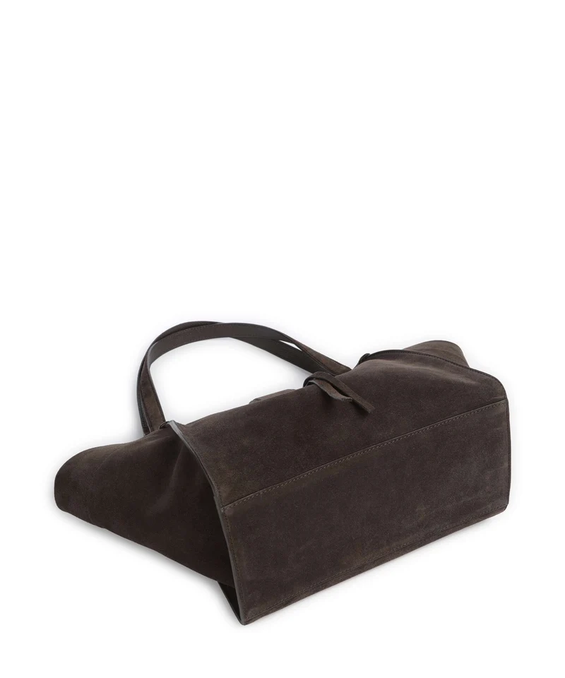 Abro Suede Temi Cabas dark brown