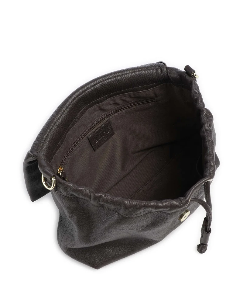 Abro Dalia Temi Medium Sac porté épaule dark brown