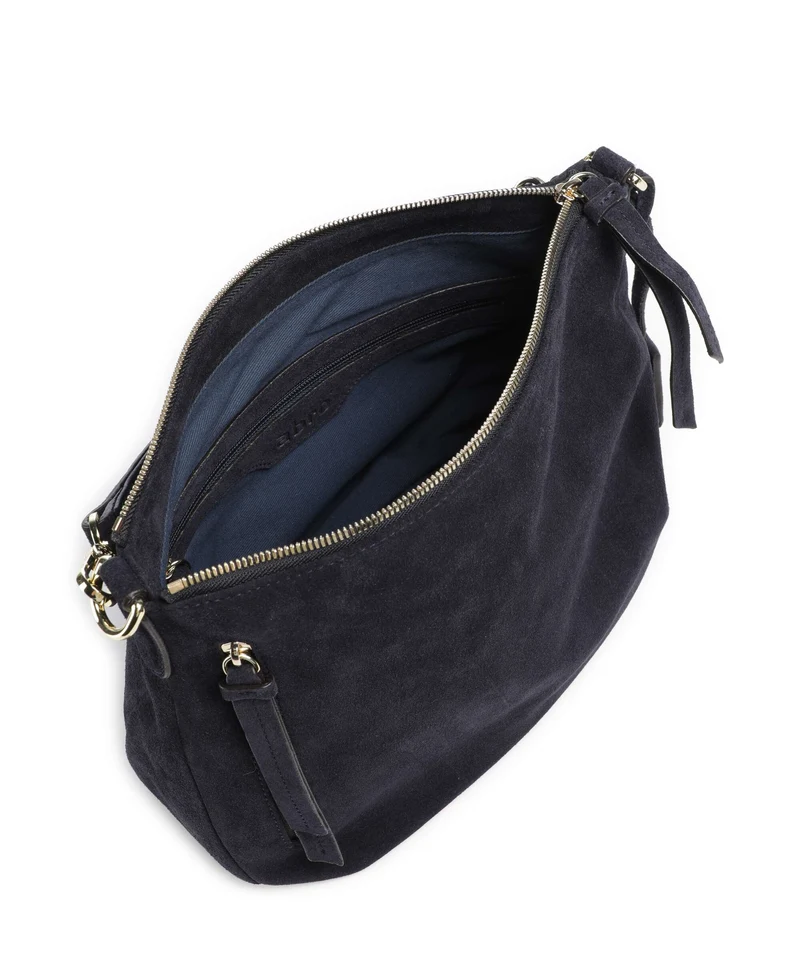 Abro Suede Juna Small Sac fourre-tout navy