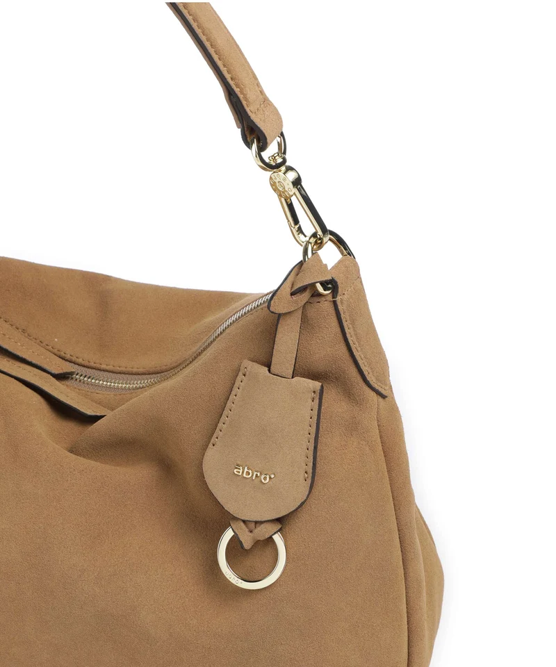 Abro Suede Juna Small Sac fourre-tout cappuccino