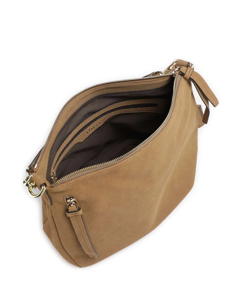 Abro Suede Juna Small Sac fourre-tout cappuccino