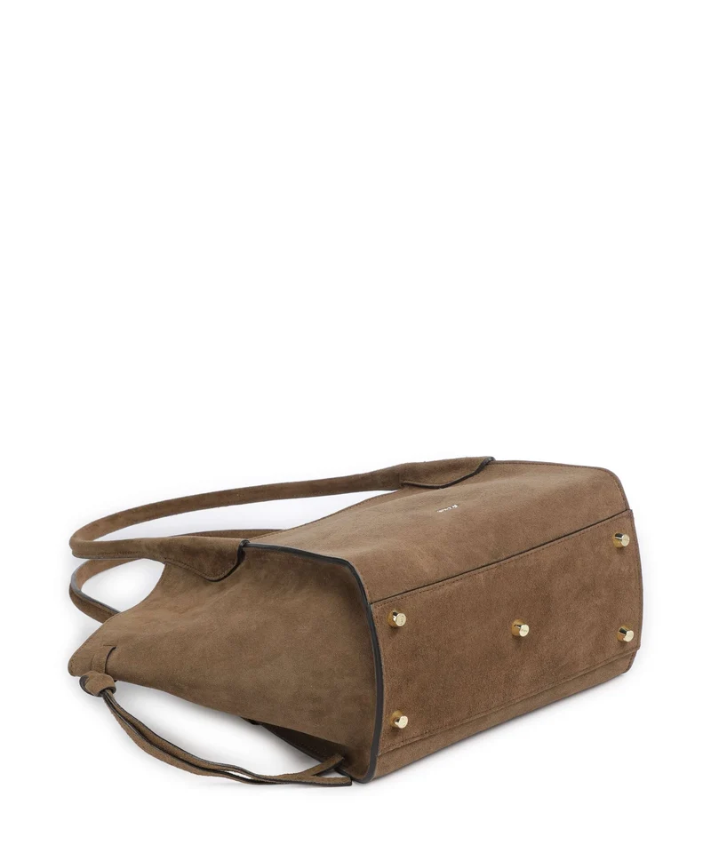Abro Suede Vibe Small Sac porté épaule khaki