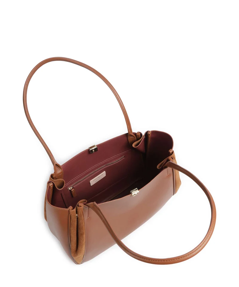 Coccinelle Pansy Cabas cognac