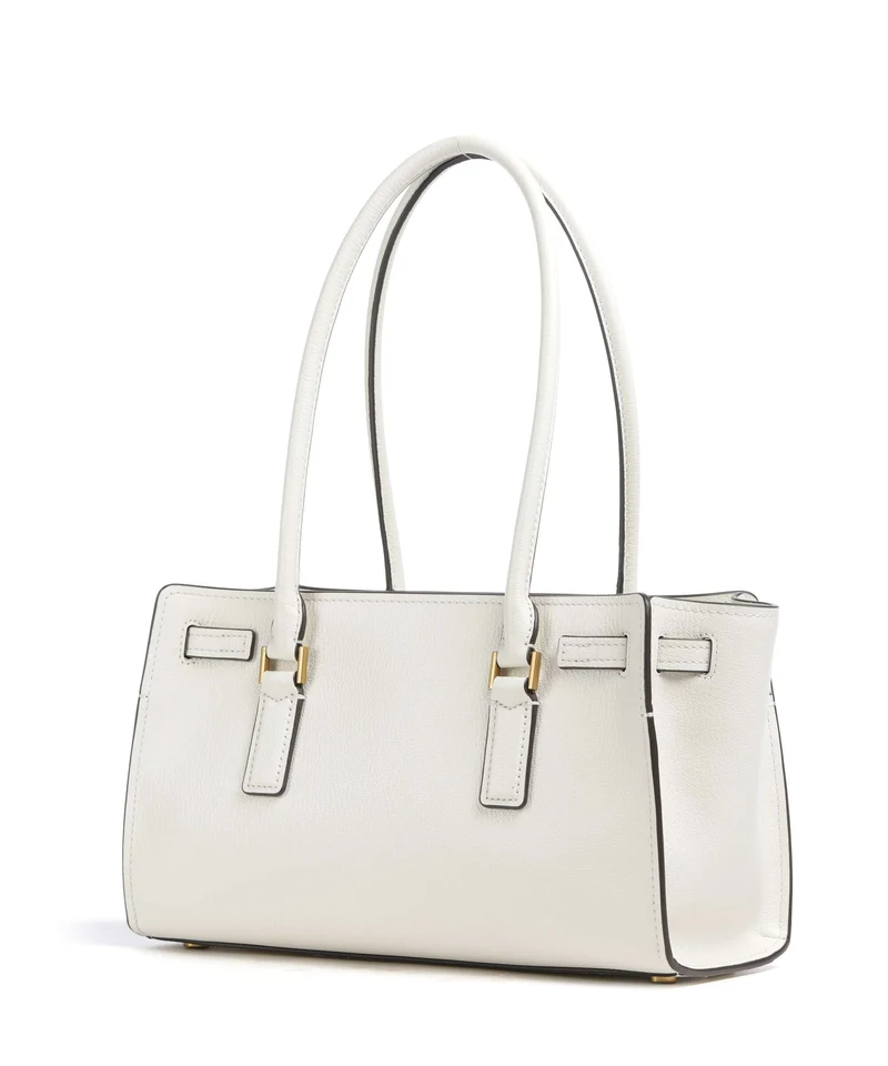 Michael Kors Hamilton Moderne Small Sac porté épaule eggshell