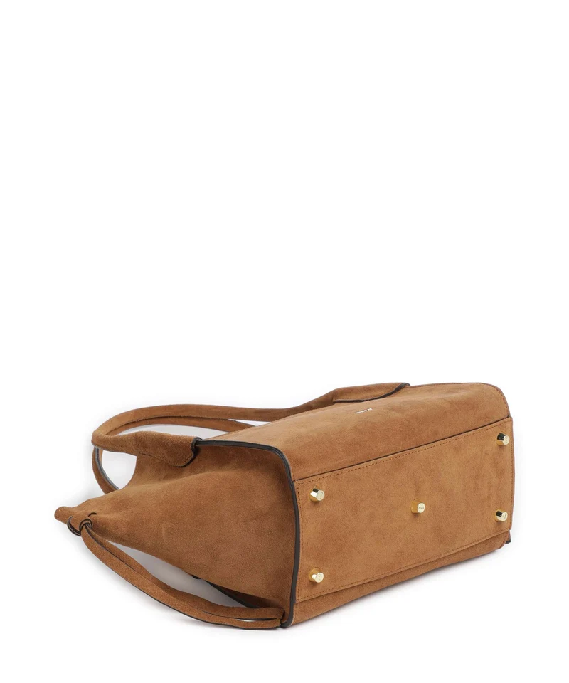 Abro Suede Vibe Small Sac porté épaule cuoio