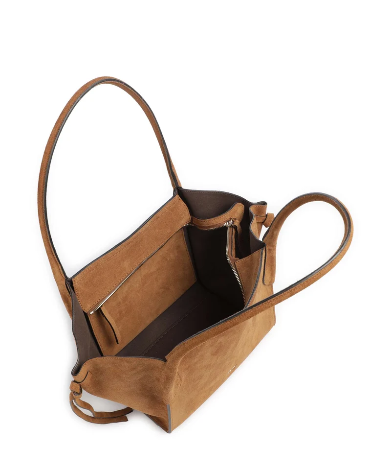 Abro Suede Vibe Small Sac porté épaule cuoio