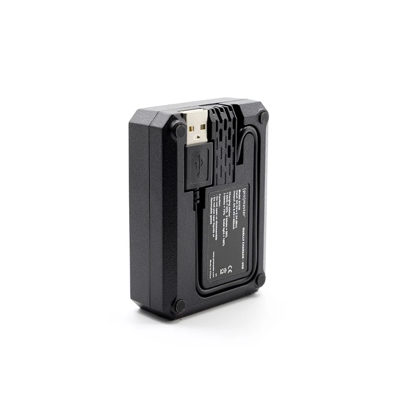 Chargeur double USB pour pour OM SYSTEM BLX-1