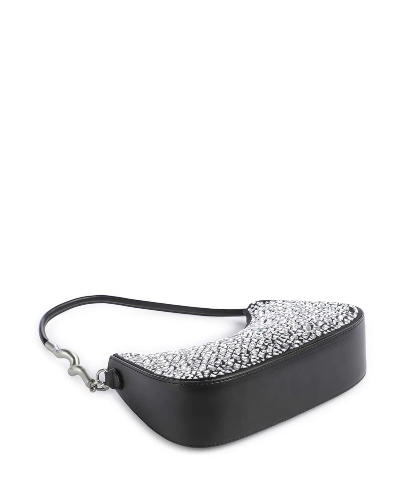 Steve Madden BRAZ Sac porté épaule black/nickle