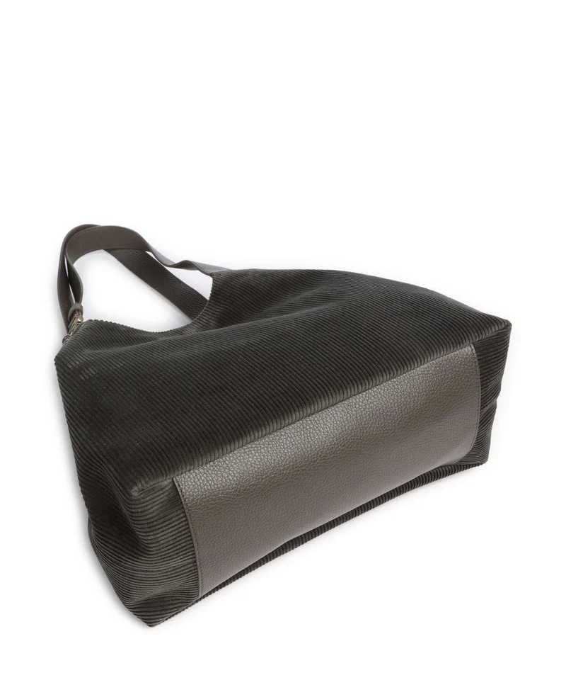 Coccinelle C-Easy Corduroy Cabas fango