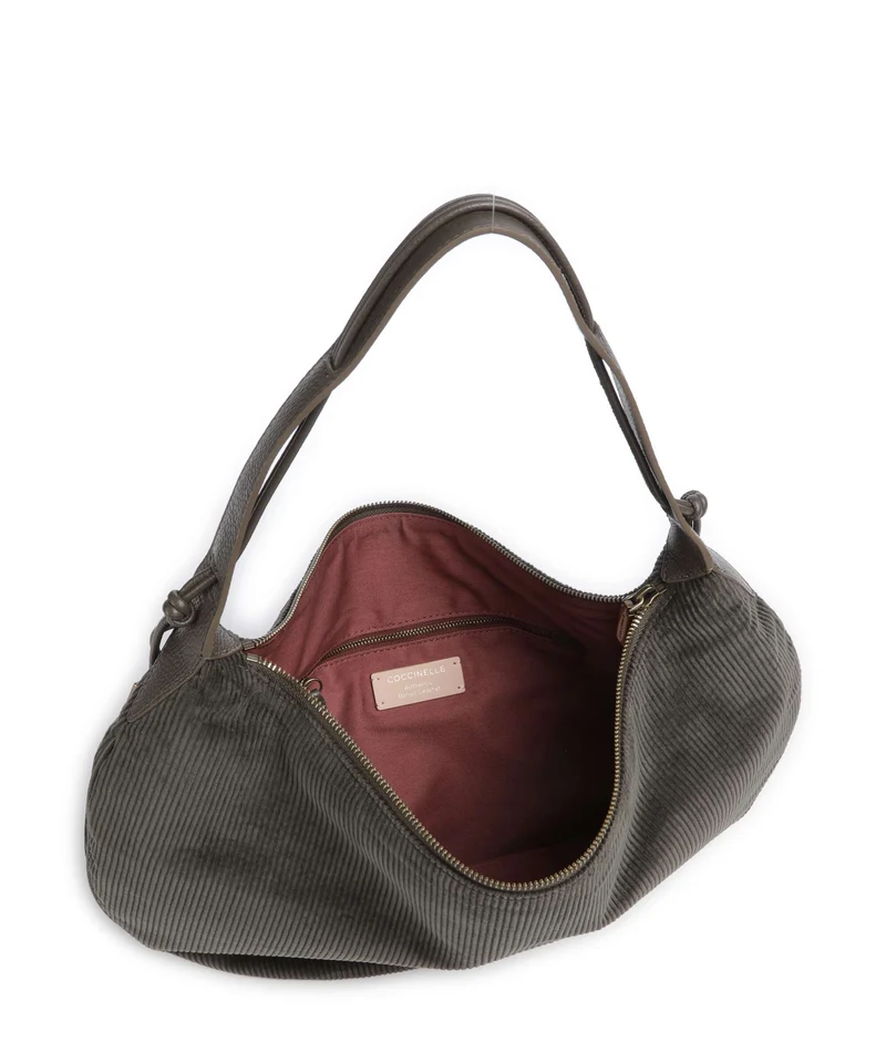 Coccinelle Thess Corduroy Sac fourre-tout fango