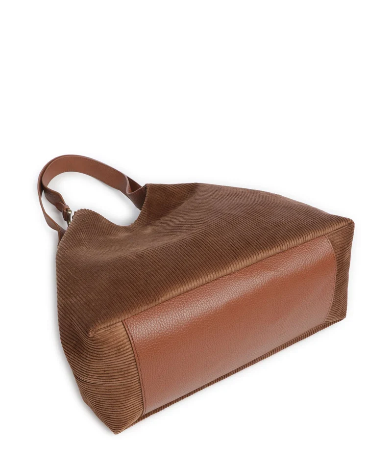 Coccinelle C-Easy Corduroy Cabas cognac