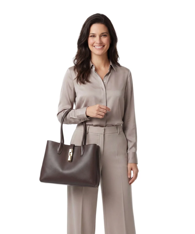 Furla Goccia M Cabas espresso