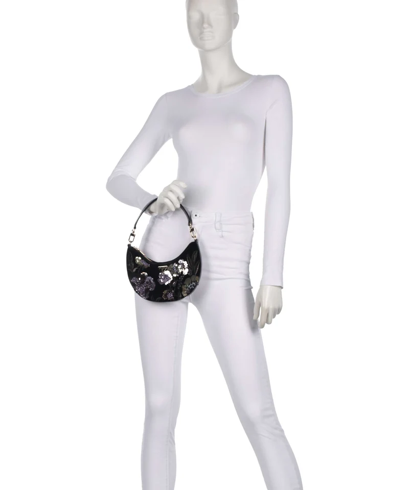 Guess Tasmin Mini Sac porté épaule black multi