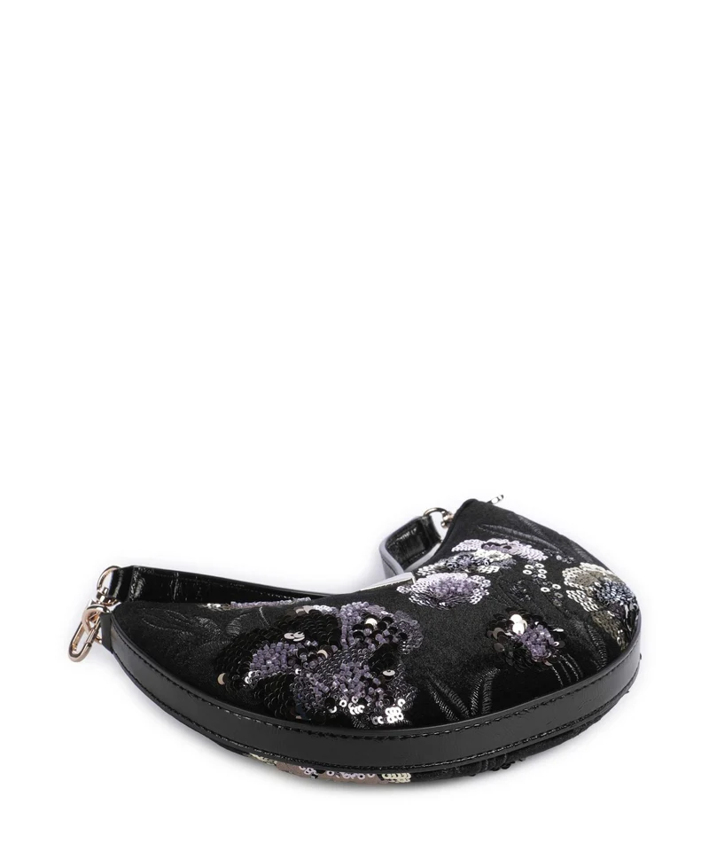Guess Tasmin Mini Sac porté épaule black multi