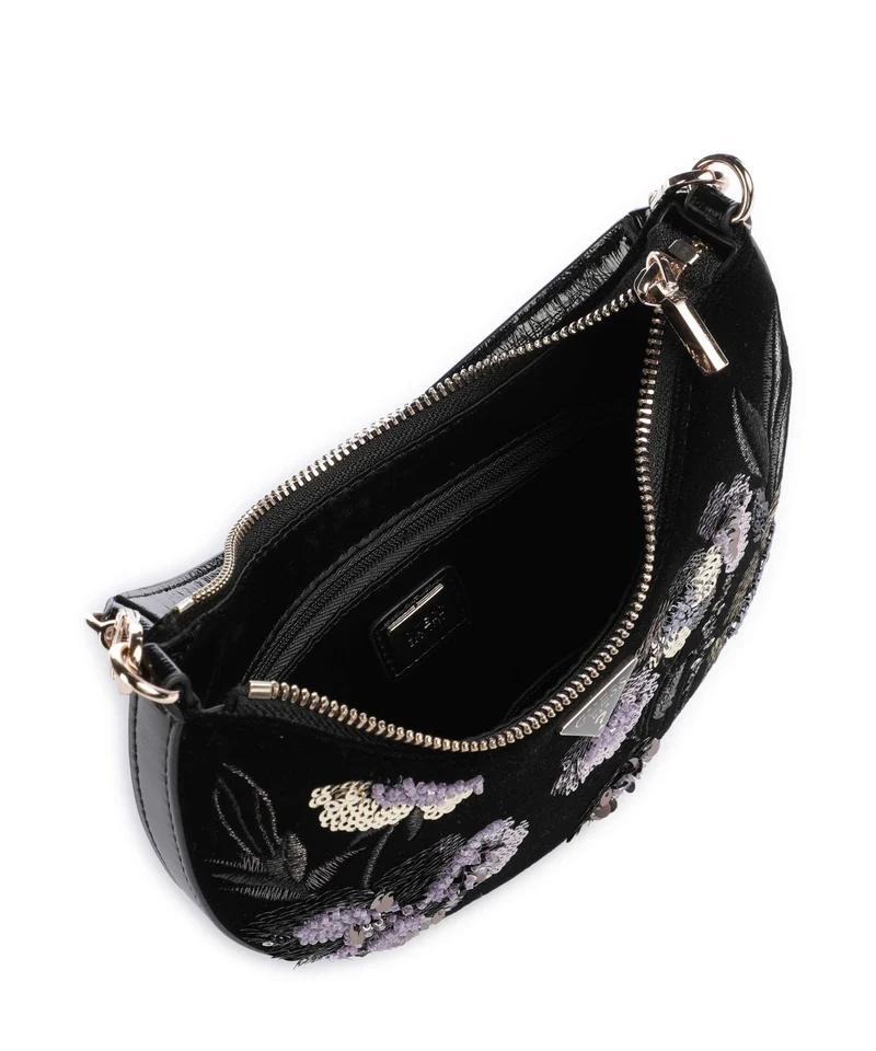 Guess Tasmin Mini Sac porté épaule black multi