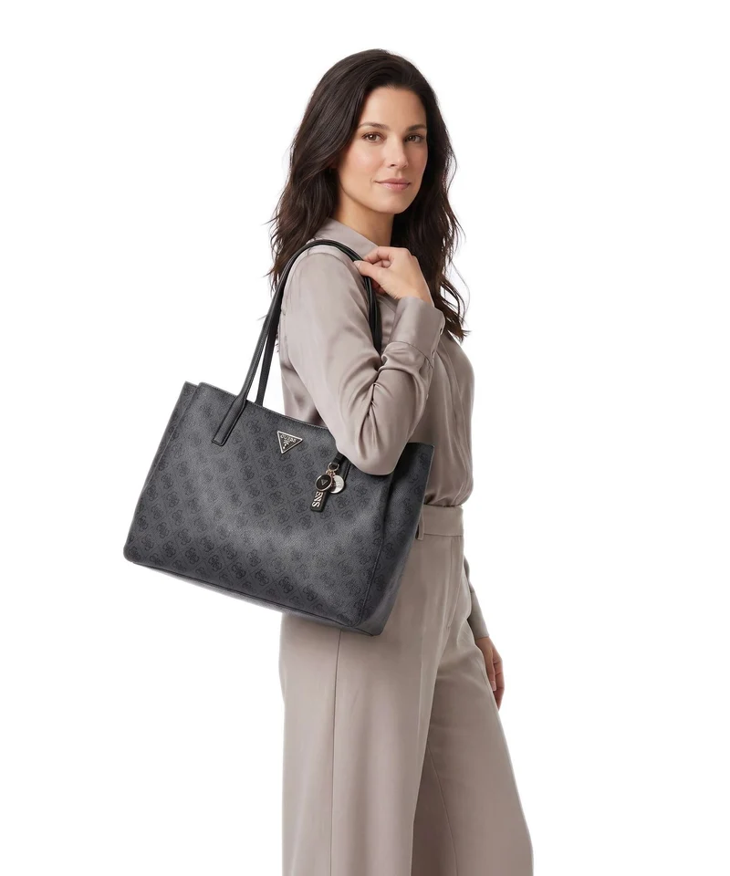 Guess Noelle II Tech Cabas coal logo
