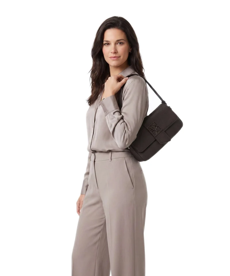 Armani Exchange Susy Soft Sac porté épaule antagonist