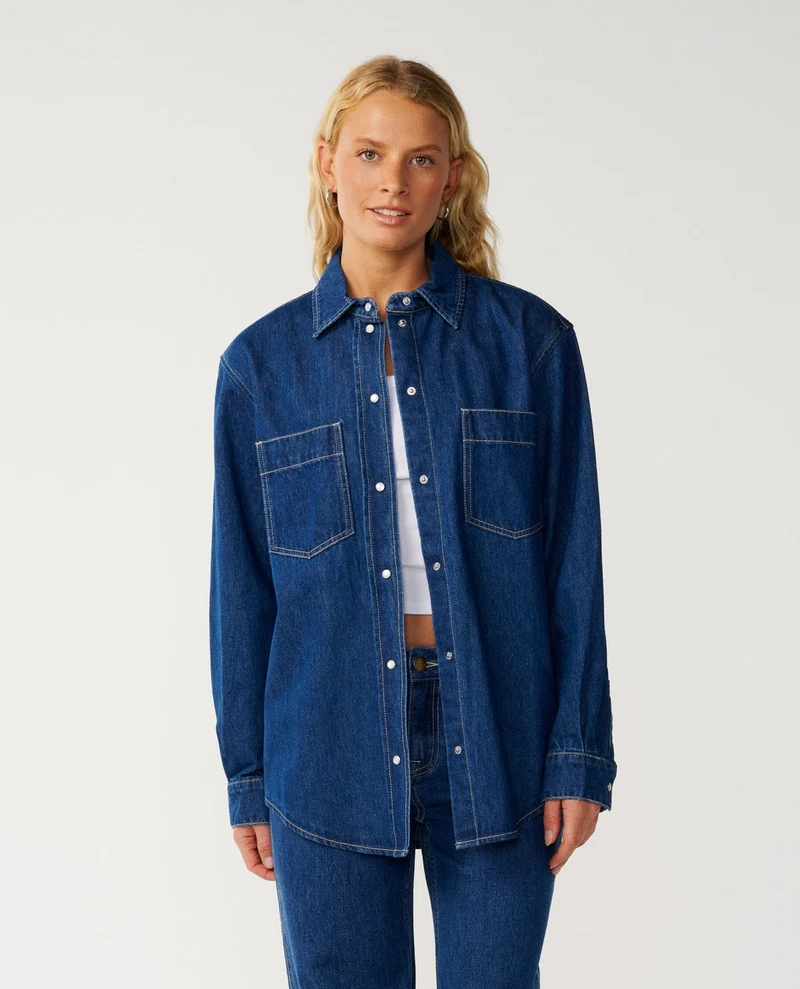 Cruisin Denim Long Sleeve Shirt