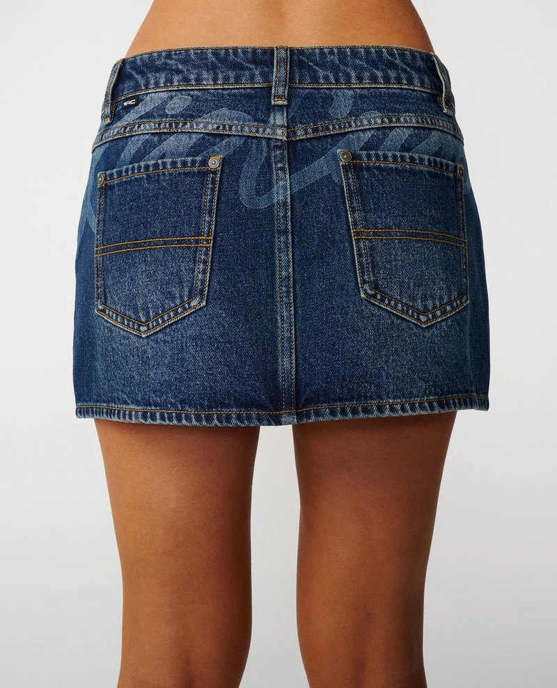 Archive Denim Mini Skirt