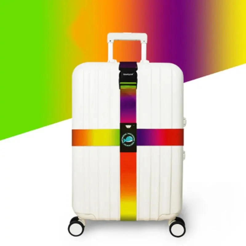 Sangle Valise Arc-en-Ciel | Nylon Ultrarésistant Réglable