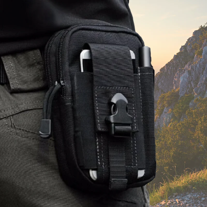Sacoche Militaire Ceinture Randonnée | Imperméable Ergonomique Ultra Résistante