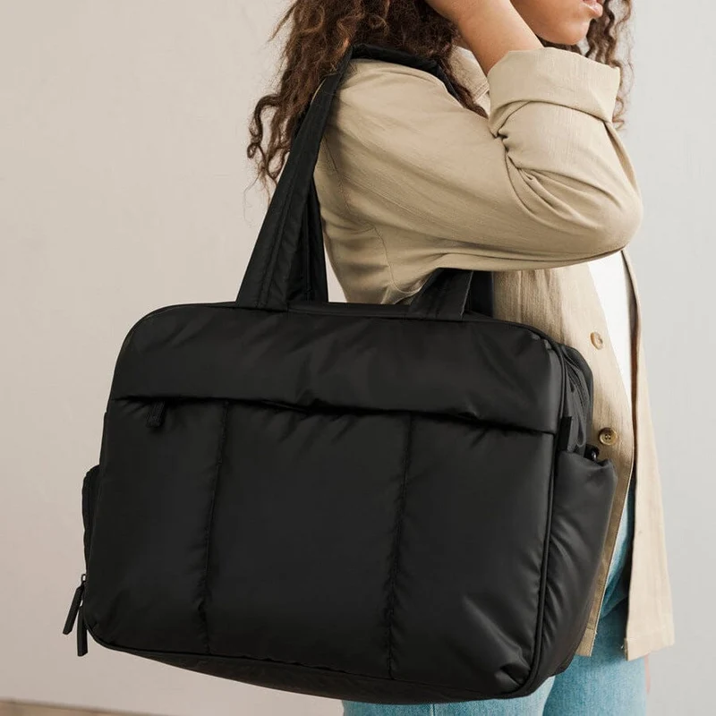 Sac Week-End Matelassé Femme | Compartiments Multiples et Pratiques