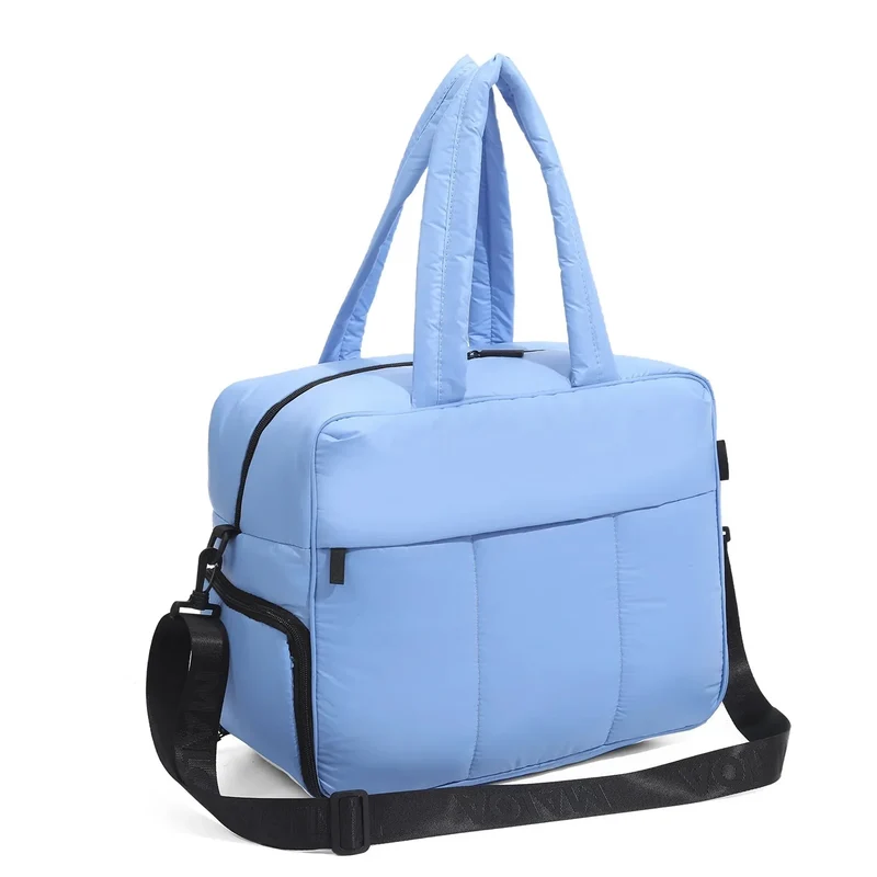 Sac Week-End Matelassé Femme | Compartiments Multiples et Pratiques