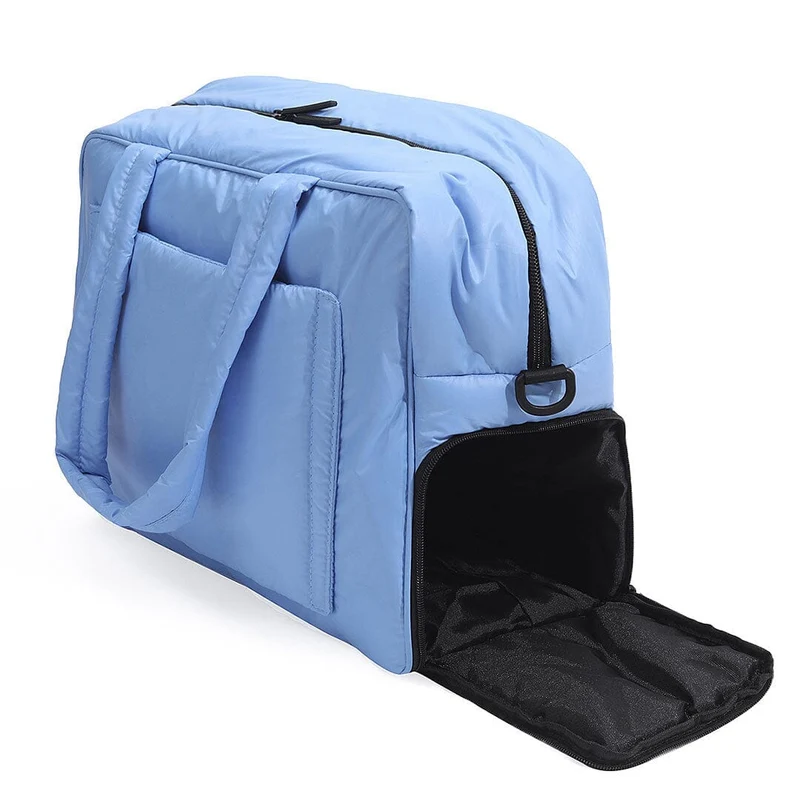 Sac Week-End Matelassé Femme | Compartiments Multiples et Pratiques