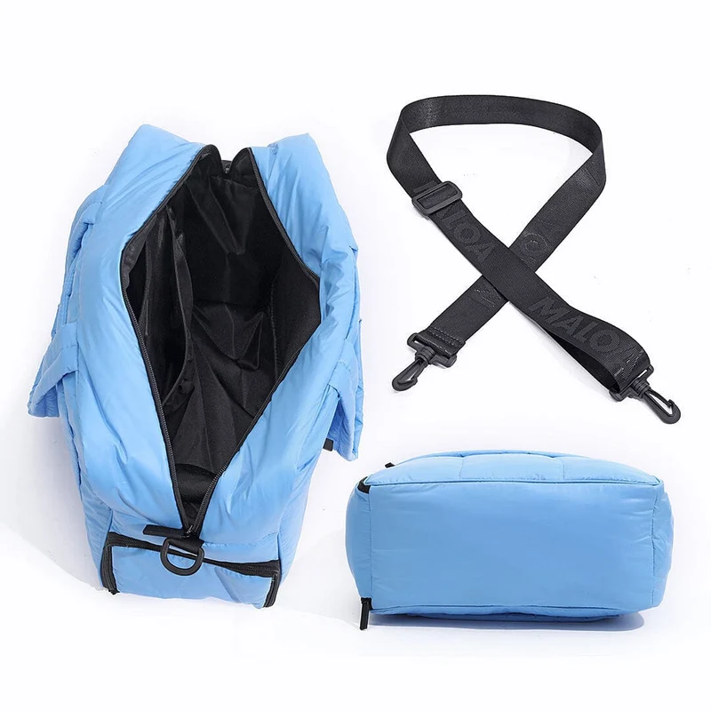 Sac Week-End Matelassé Femme | Compartiments Multiples et Pratiques