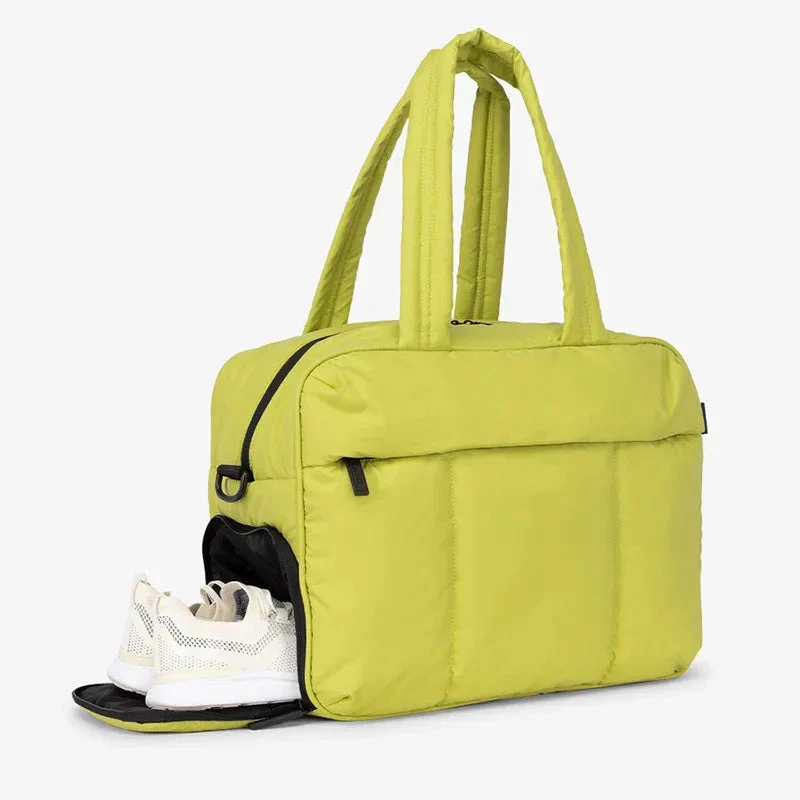 Sac Week-End Matelassé Femme | Compartiments Multiples et Pratiques