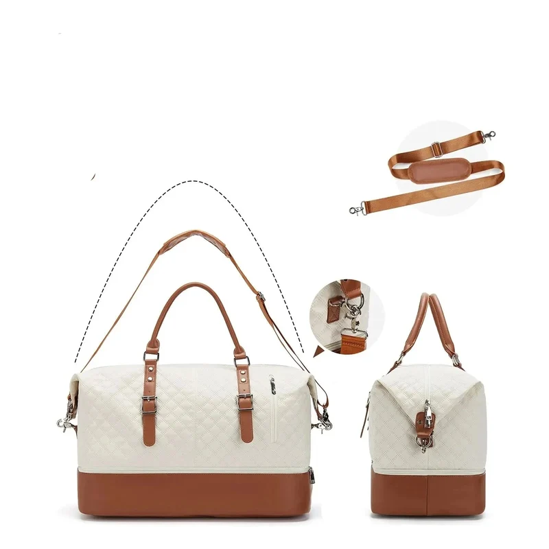 Sac Week-End Femme Voyage | Sangle Valise et Nylon Durable