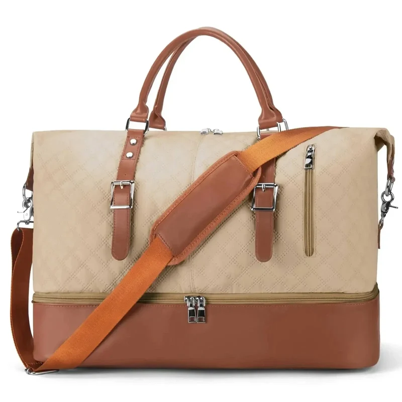 Sac Week-End Femme Voyage | Sangle Valise et Nylon Durable