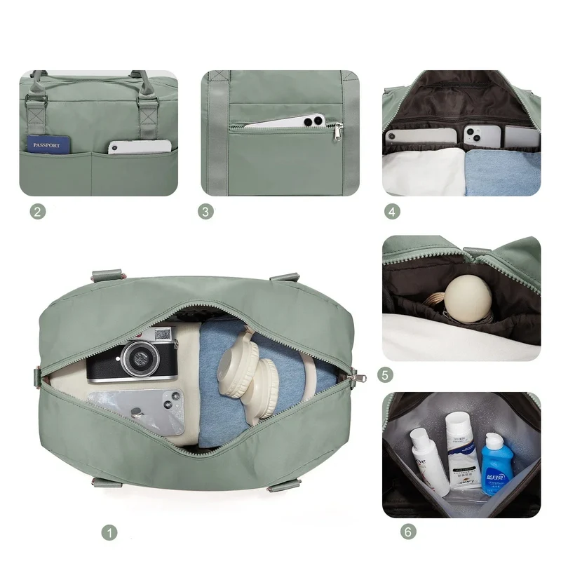 Sac Week-End Femme Cabine | Multi-Compartiments Déperlants