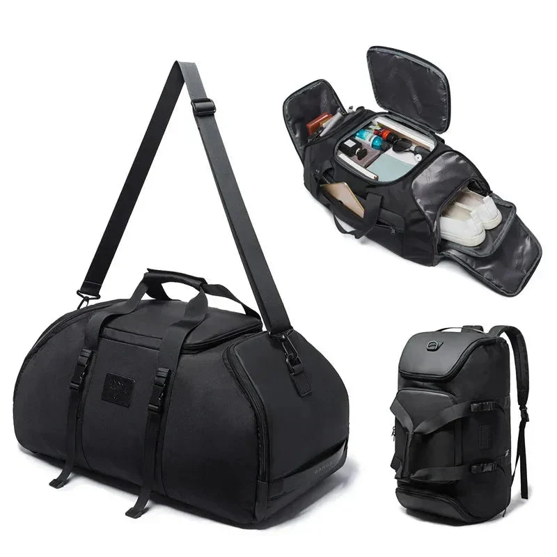 Sac Voyage Homme Noir | Bretelles Escamotables Pratiques