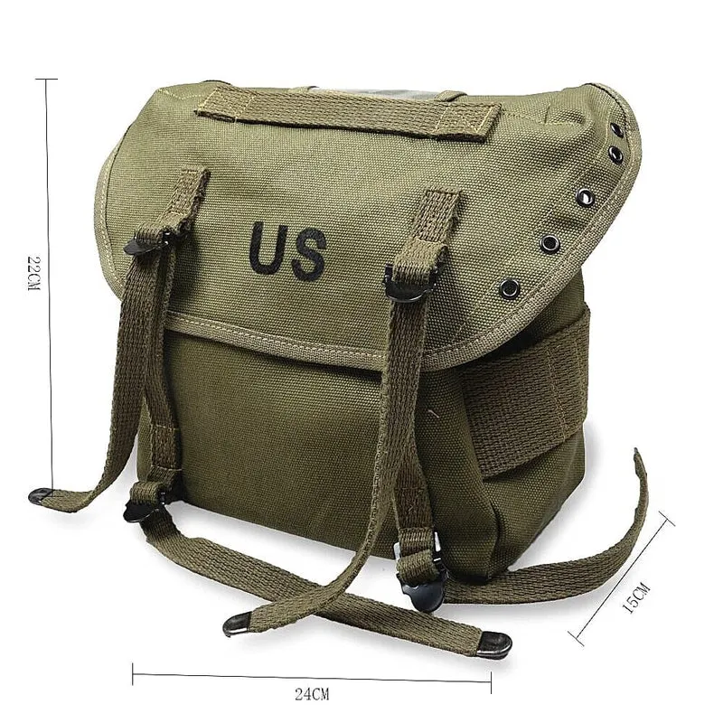 Sac Vintage Toile Kaki | Style Rétro Années 80