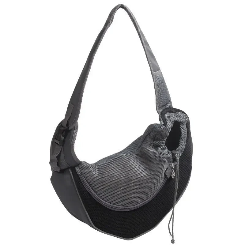 Sac Transport Chien Bandoulière | Nylon Respirant et Réglable