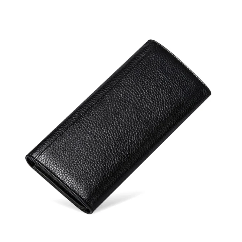 Leaf portefeuille en cuir femme