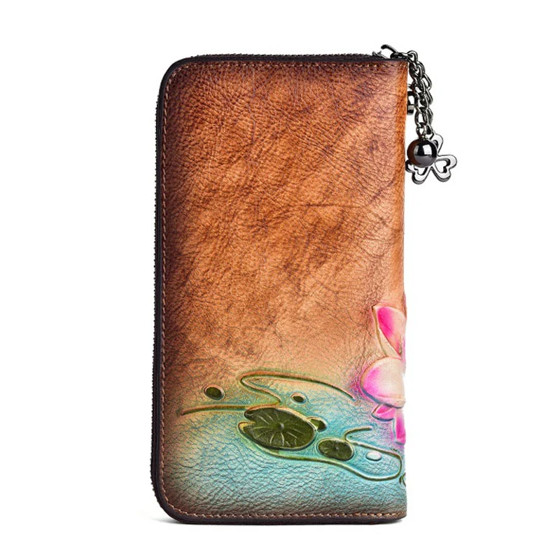 Lotus portefeuille femme original